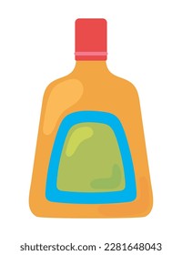 tequila bottle icon isolated design