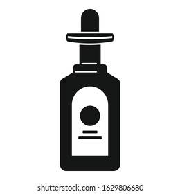 Tequila bottle icon. Simple illustration of tequila bottle vector icon for web design isolated on white background
