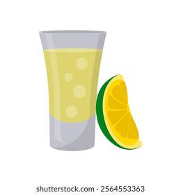 Tequila, Cocktails Vector illustration, Isolated