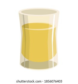 tequila cup mexican drink icon vector illustration design