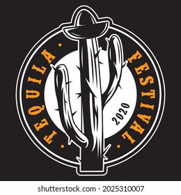 Tequila festival t-shirt design vector file.