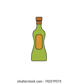 Tequila icon. Cartoon illustration of Tequila vector icon for web isolated on white background