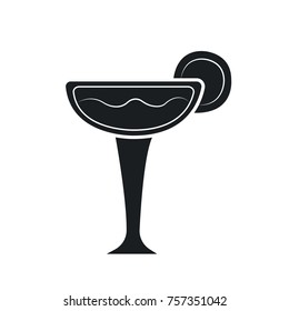 tequila icon flat black