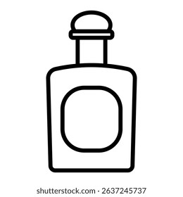tequila icon Simple thin line stroke