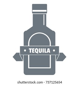 Tequila logo. Vintage illustration of tequila vector logo for web