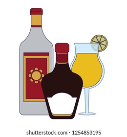 Tequila mexican drink