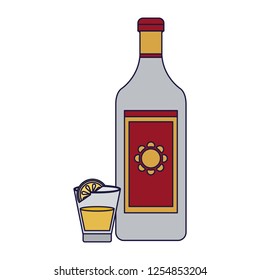 Tequila mexican drink