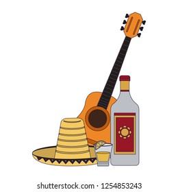 Tequila mexican drink