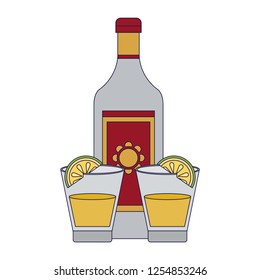Tequila mexican drink