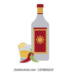 Tequila mexican drink