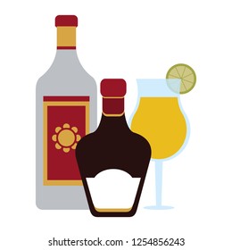 Tequila mexican drink