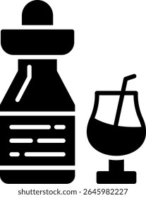 Tequila Novo Design de Ícone de Vetor Criativo