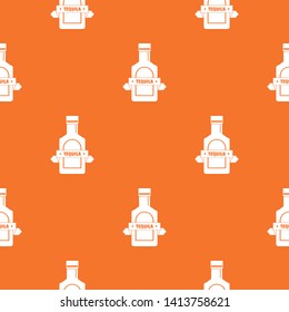 Tequila pattern vector orange for any web design best