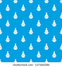 Tequila pattern vector seamless blue repeat for any use