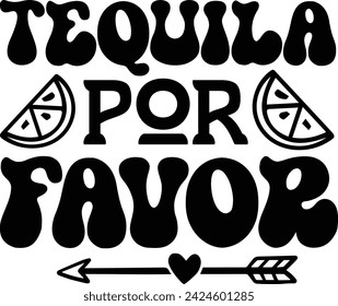 Tequila por favor Shot Glasses Design