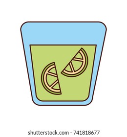 tequila shot with lime slice drink liquor mexican