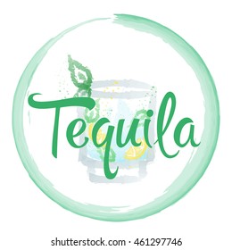 tequila watercolor