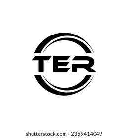 TER Logo Design, Inspiration for a Unique Identity. Modern Elegance and Creative Design. Watermark Your Success with the Striking this Logo.