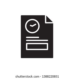 at term icon vector glyph style