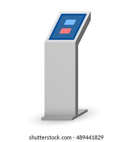 Terminal, advertising. Vector illustration