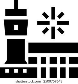 Terminal Fill Icon Vector Design