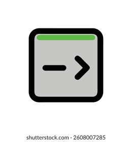 terminal icon vector illustration style