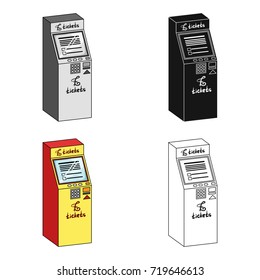 Terminal for ticket sales. Terminals single icon in cartoon style isometric vector symbol stock illustration web.