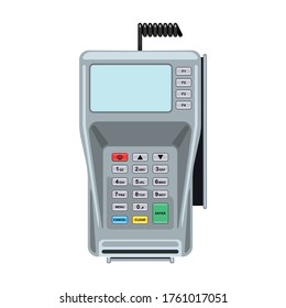 Terminal vector icon.Cartoon vector icon isolated on white background terminal.