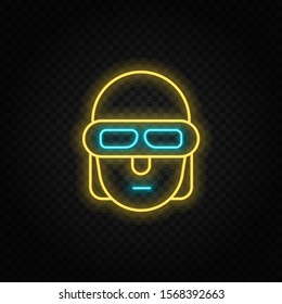 terminator, smart paper style, icon. Paper style vector icon,