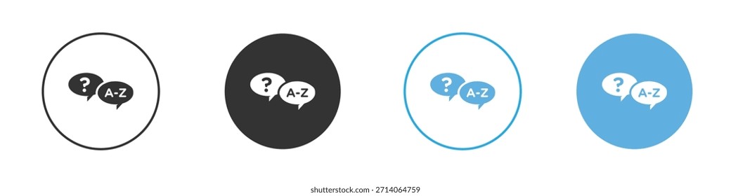 Icono de terminología. Plantilla de diseño de iconos gráficos