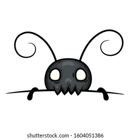 Termite or ant isolated on white background