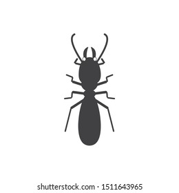 Termite icon. flat simple pictogram. Ant vector illustration