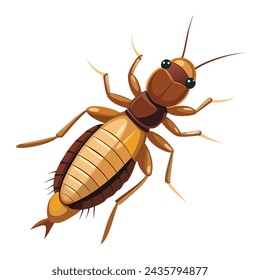 Termite isolated illustration on white background
