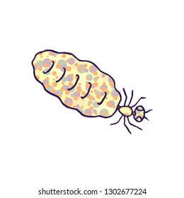 termite queen vector doodle sketch isolated on white background