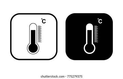 Termometer celsius icon