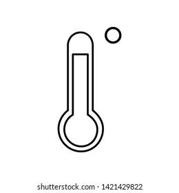 Termometer icon. Element of Whether for mobile concept and web apps icon. Outline, thin line icon for website design and development, app development