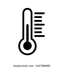 Termometer Simple Icon Vector Design