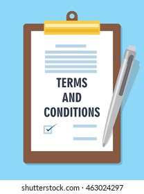 terms and condition agreement contract