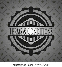 Terms & Conditions black badge