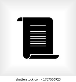 Symbol Geschäftsbedingungen. Symbol des Agreement Document - Vektorgrafik.