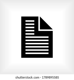 Terms & Conditions Icon. Agreement Document Symbol - Vector.