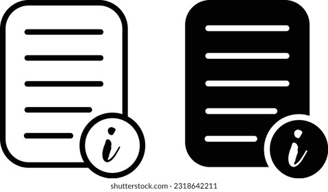 Terms and conditions icon sheet, simple trendy flat style line and solid Isolated vector illustration on white background. For apps, logo, websites, symbol , UI, UX, graphic and web design. EPS 10.