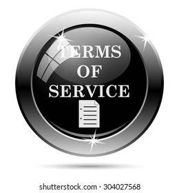 Terms of service icon. Internet button on white background. EPS10 vector 