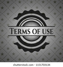 Terms of use dark emblem