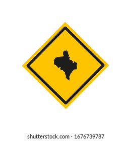 Ternopil region map in country of Ukraine
