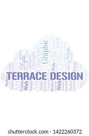 Terrace Design word cloud. Wordcloud made with text only.