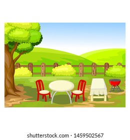 Terrace House Cartoon For Your Design