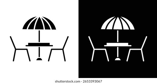 Terrassensymbol Skalierbare Vektorgrafik
