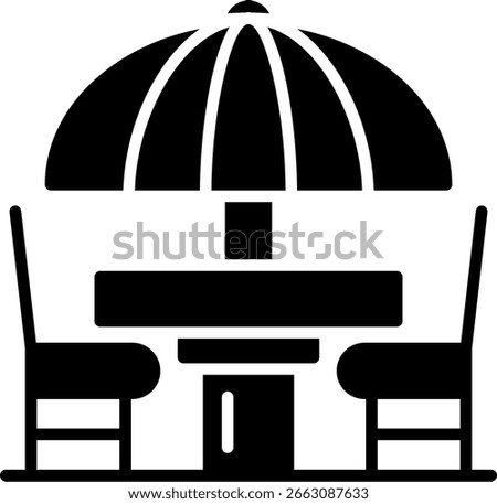 Terrace New Creative Icon Design Vector