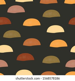 Terracotta Abstract Seamless Pattern. Modern Digital Design. Modern Fashion Scandinavian Style. Contemporary Colors and Design. 